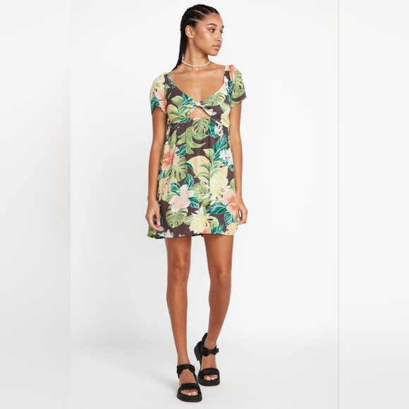 *SOLD on M!* Volcom Excapism Sun Dress, New In Original Packaging! Womens - Picture 2 of 7